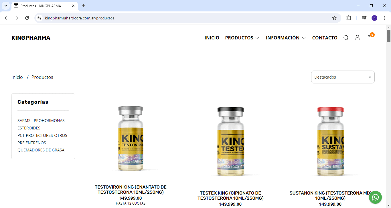 Opinión de King’s Pharma 2: Análisis SEO y Posicionamiento Web